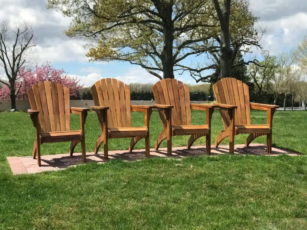 Teak Adirondack Chairs Goldenteak