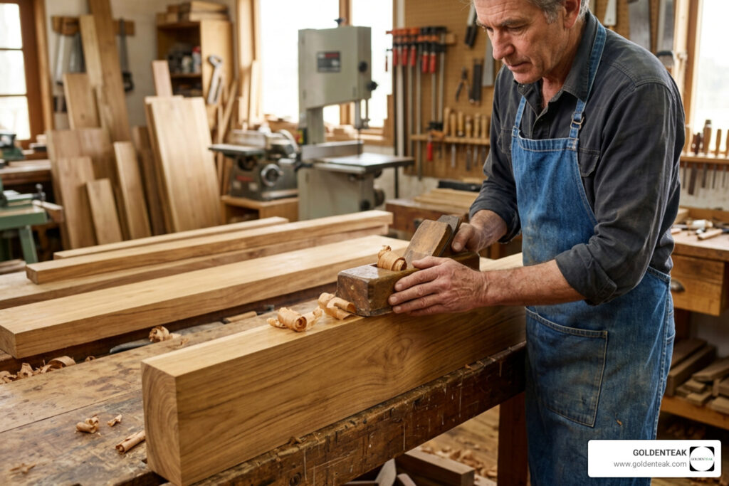 teak woodworking