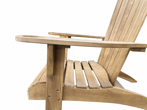 BIG BOX STORE "Teak" Adirondack missing brace bar under arm.