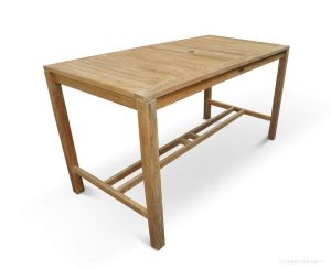 Teak Table Bar Height Dining  72 in. - Hyannis Collection | Goldenteak