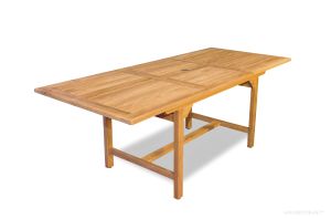 Teak Dining Rectangular Extension Table Medium - Bridgewater Collection