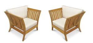 PAIR Deep Seating Club Chairs - Nevis Island Collection