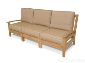 Teak Modular Sofa With Cushions