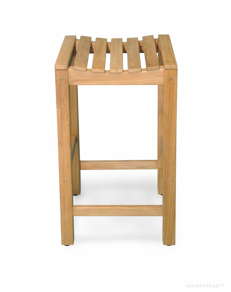 Cecil teak online bar stool