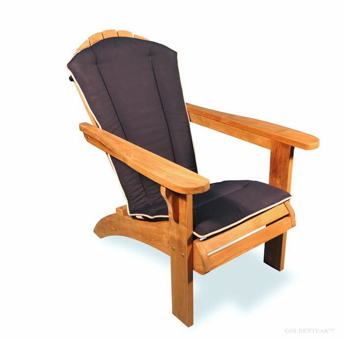 Outdoor Cushion for Back of Teak Recliner Chairs with Sunbrella