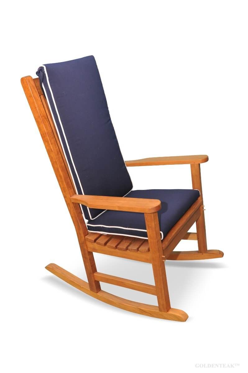 Outdoor Cushion for Back of Teak Recliner Chairs with Sunbrella