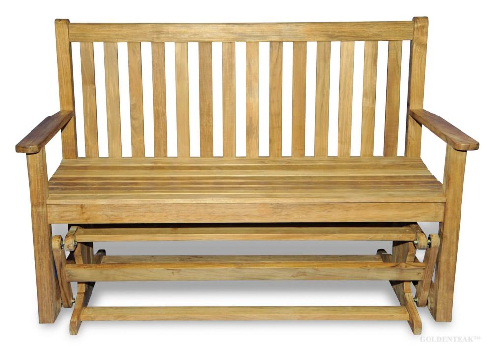 Glider rocker bench clearance