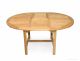 Teak Dining Table Round Extension 48 inch, 16 inch Leaf