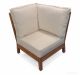 Teak Deep Seating CORNER UNIT with cushions - Belvedere Collection