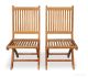 Teak Folding Rockport Chair (PAIR) without Arms