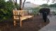 Teak Hyde Park Bench 6 Ft in Boston - Goldenteak Customer Photo