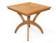 Teak Pedestal Dining Table 31 inch Sq - Root Design