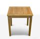 Teak End Table 24in Sq, 24in H for outdoors
