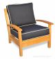 Goldenteak Teak Deep Seating Lounge Chair with Cushion, Chappy Collection