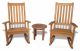 Teak Porch Rocking Chair Set for Outdoors