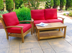 Atlanta Teak Furniture Deep Seating from Goldenteak
