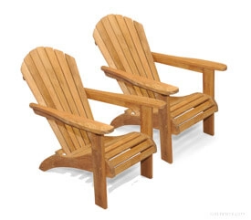 Teak Adirondack Chairs - Premium Teak in Georgia