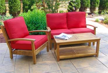 Teak 
             Deep Seating Club Chairs, Love Seats, Sofas, Sectionals, Conversation Sets