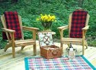 Teak Adirondack Chair Set with Side Table - GOLDENTEAK