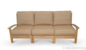Teak Outdoor Modular Sectional Sofa