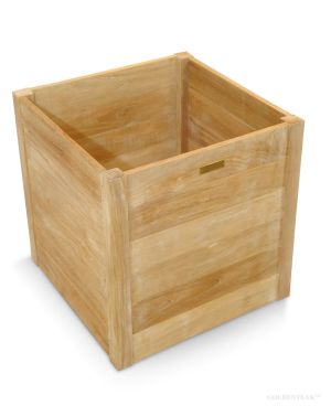 Contemporary Estate Teak Planter Box