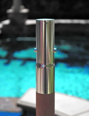 Bar Height Umbrella Pole Bottom Teak