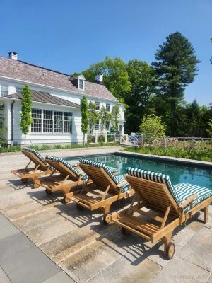 Teak Sun Loungers - Goldenteak  Customer Photo -sud
