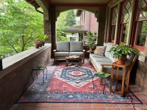 GOLDENTEAK Deep Seating on Porch - Customer Photo and Review