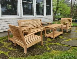 Goldenteak Deep Seating Sofa and Club Chair Frames, Coffee Table and End Table Frames Customer Photo