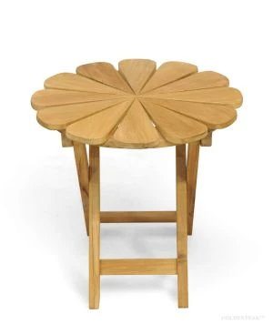 Petals Teak Side Table