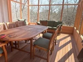 Teak Patio Dining Set, Deep Seating - customer photo