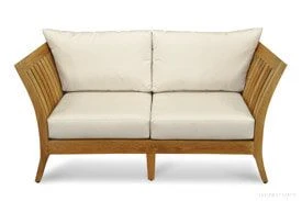 Deep Seating Love Seat in Premium Teak - Nevis Island Estate Collection