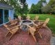 Adirondacks around firepit customer photo SAL-MA