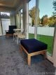 Teak Deep Seating Sofa, Club Chair Ottoman side table customer photo