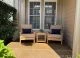 Teak Deep Seating Club Chair, Coffee Table Set - Goldenteak Customer Photo