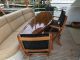 Teak Providence Chair Sling Black on Boat - Goldenteak Photo