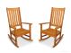 Teak Outdoor Rocking Chair PAIR ,  Carolina Collection