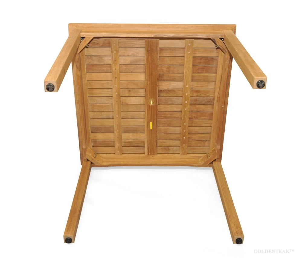 Buy Teak Square Dining Table 48 Inch Bistro Style | GoldenTeak