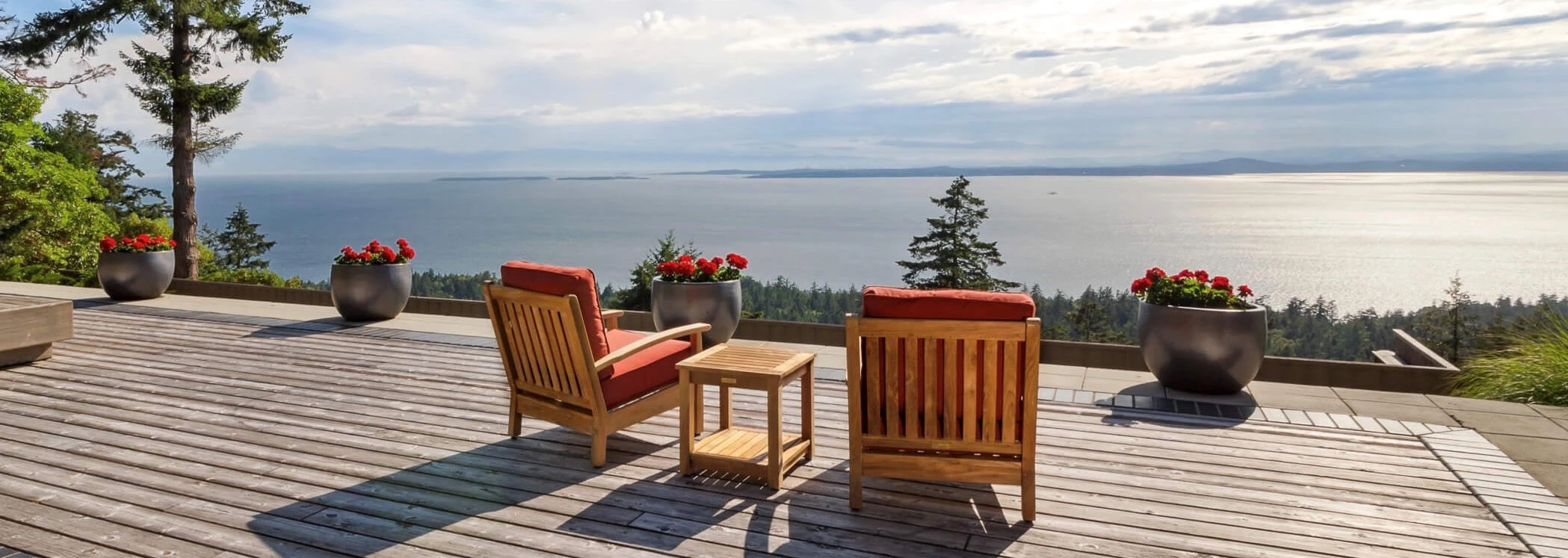 Teak Deep Seating Club Chairs GOLDENTEAK