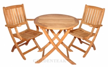 Teak Balcony Dining Set from Goldenteak