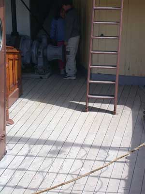 100 year old Teak Ship Deck