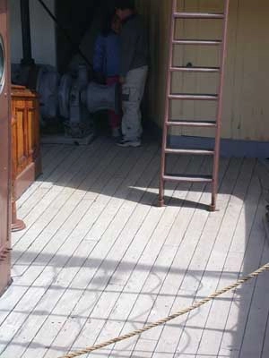 100 year old Teak Ship Deck
