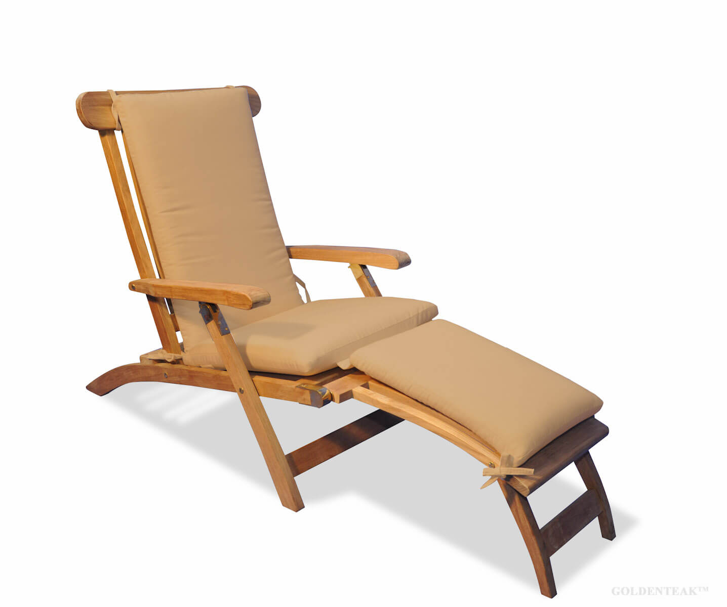 Outdoor Cushion Steamer Chair Sunbrella Fabric Goldenteak
