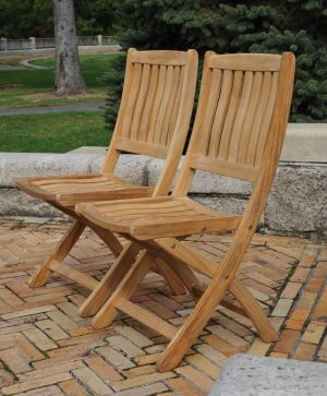 Teak Providence Chair without arms PAIR