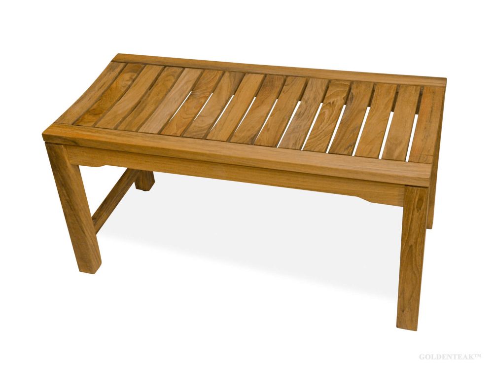 teak shower bench with shelf