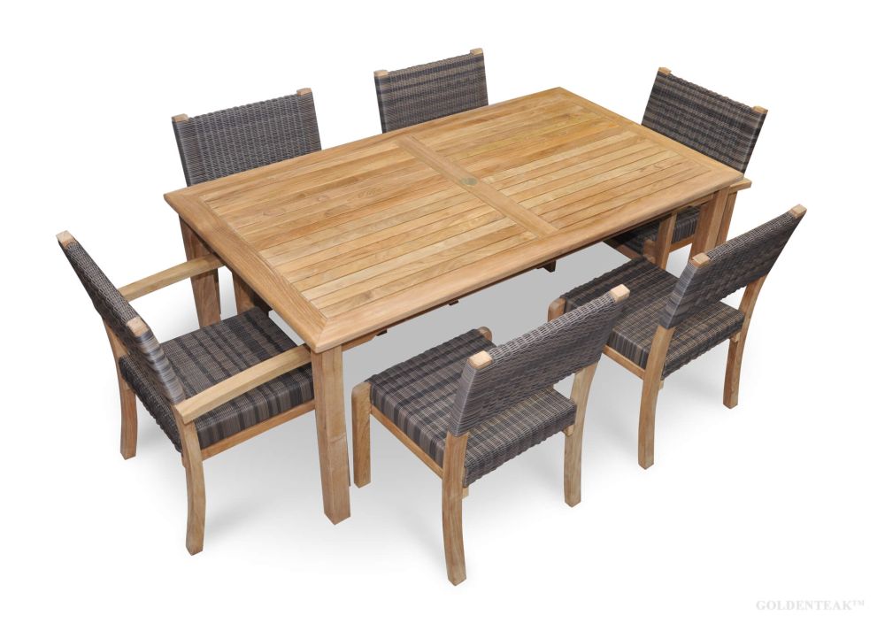 Teak Patio Dining Set For 6 And, Best Teak Outdoor Dining Table