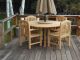 Teak Patio Set Padua table, Teak Aquinah Chairs - customer photo