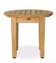 Teak Occasional Table Round 18.5 inch Dia, 17 in H - Millbrook Collection