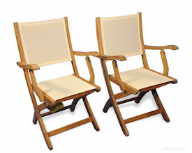 Teak Folding Chairs for Condos and Balconies - Goldenteak