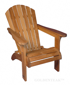 Teak Adirondack Chair Goldenteak